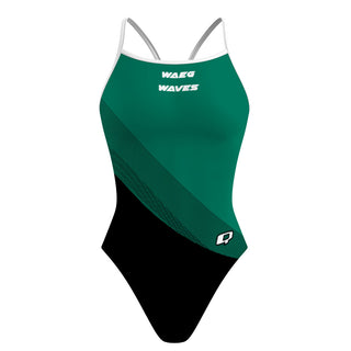 waeg waves female suit 2 - Skinny Strap Swimsuit