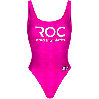 RATS - High Hip One Piece Swimsuit - PINK - High Hip One Piece Swimsuit