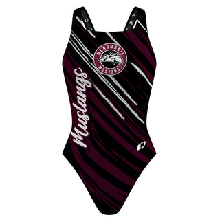 Menomonie Mustangs - Classic Strap Swimsuit