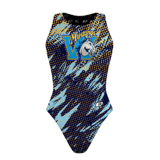 WALNUT MUSTANGS - Women's Waterpolo Swimsuit Classic Cut