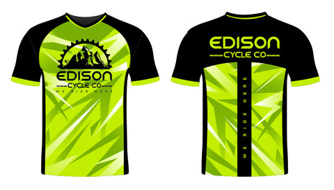Green and Black Edison Jersey