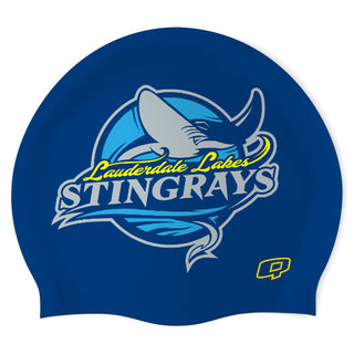 Lauderdale Lakes Stingrays - Silicone Swimming Cap