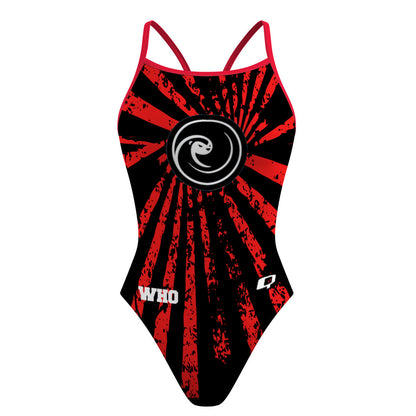 WHO OTTERS TEAM SUIT '23 - Skinny Strap Swimsuit
