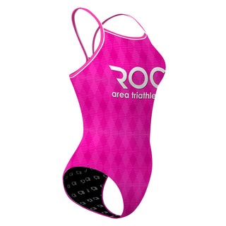 RATS - Skinny Strap Swimsuit - PINK - Skinny Strap Swimsuit