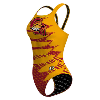 Clovis West Golden Eagles Swim - Classic Strap Swimsuit