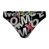 Moxie Letters Pink Waterpolo Brief