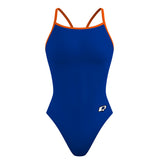 Solid Royal Skinny Strap - Skinny Strap Swimsuit
