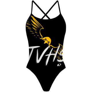 TVHS Girl's Suit - "X" Back Swimsuit