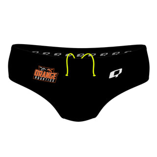 Orange High School Solid Black - Classic Brief Swimsuit