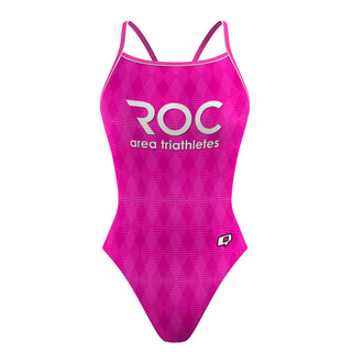 RATS - Sunback Tank Swimsuit - PINK - Sunback Tank Swimsuit