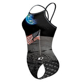 to the moon back text blk final - Skinny Strap