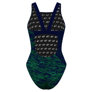 Clovis East Timberwolves - Classic Strap Swimsuit