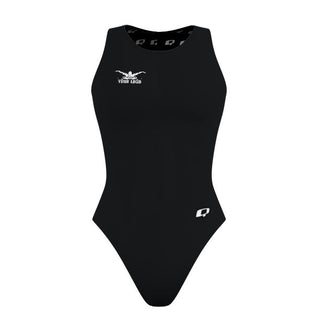 Chest Logo Right - Solid Women's Waterpolo Swimsuit Classic Cut