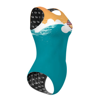 Moonlight WP FV - Women Waterpolo Swimsuit Classic Cut