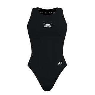 Chest Logo - Solid Women's Waterpolo Swimsuit Classic Cut