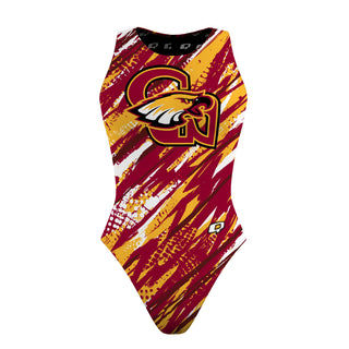 Clovis West Golden Eagles - Women's Waterpolo Swimsuit Classic Cut