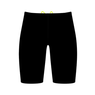 Orange High School Solid Black - Jammer Swimsuit