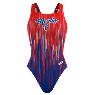 Massad Marlins - Classic Strap Swimsuit