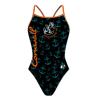 Cornwall Underwater - Skinny Strap Swimsuit