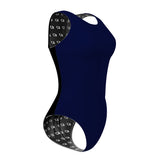 SOLID TEAM ONLY* NAVY - Women Waterpolo Swimsuit Classic Cut