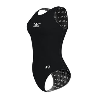 Chest Logo - Solid Women's Waterpolo Swimsuit Classic Cut