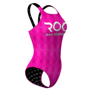 Roc Area Triathletes  - PINK - Classic Strap Swimsuit