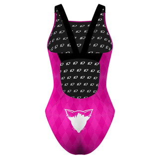 Roc Area Triathletes  - PINK - Classic Strap Swimsuit