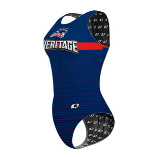 Heritage Pats 2 - Women's Waterpolo Swimsuit Classic Cut