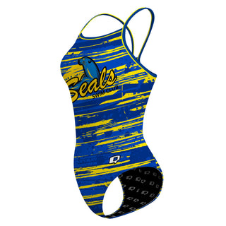 Pinole Seals Swim Team - Skinny Strap Swimsuit