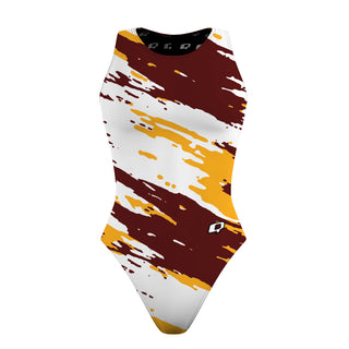 team 2 maroon - Women's Waterpolo Swimsuit Classic Cut