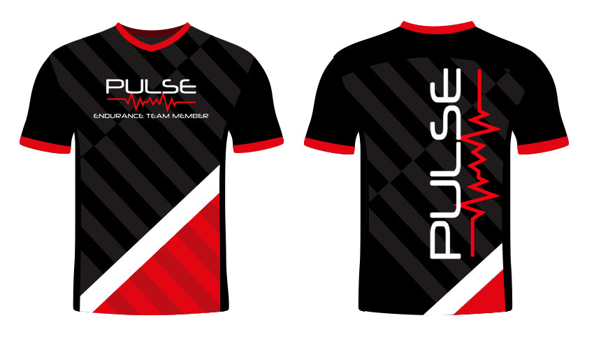 Black and Red Pulse Jersey
