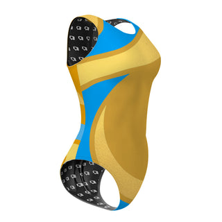 California’s gold rush - Women's Waterpolo Swimsuit Classic Cut