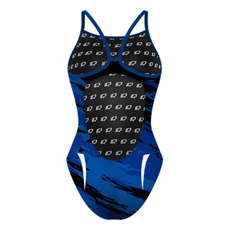 Blue Fins - Skinny Strap Swimsuit