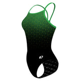 Green Hexagon Gradient - Skinny Strap