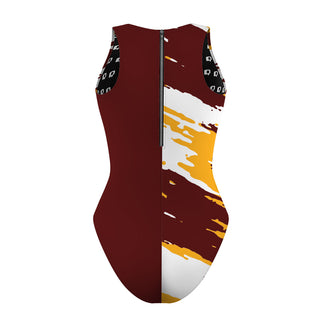 team 2 maroon - Women's Waterpolo Swimsuit Classic Cut