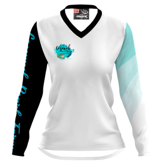 CPF Wave White  - Women MTB Long Sleeve Jersey