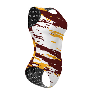 team 2 maroon - Women's Waterpolo Swimsuit Classic Cut