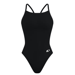 Q Solid suits 24 - Solid Skinny Strap Swimsuit