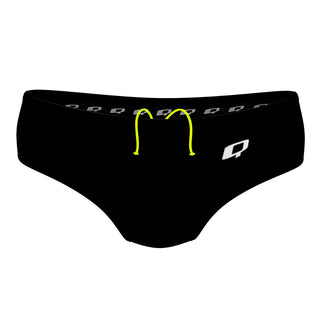 SOLID TEAM ONLY* BLACK - Classic Brief Swimsuit