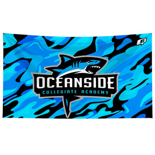 Oceanside Collegiate Academy Landsharks - Microfiber Swim Towel