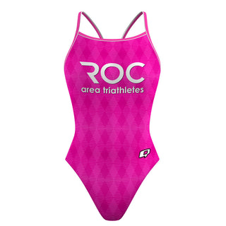 RATS - Skinny Strap Swimsuit - PINK - Skinny Strap Swimsuit