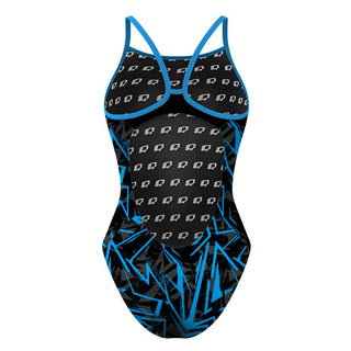 Labyrinth (3 colors) - Skinny Strap Swimsuit