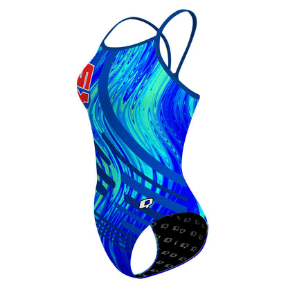 Cypresswood Sharks FV - Skinny Strap Swimsuit