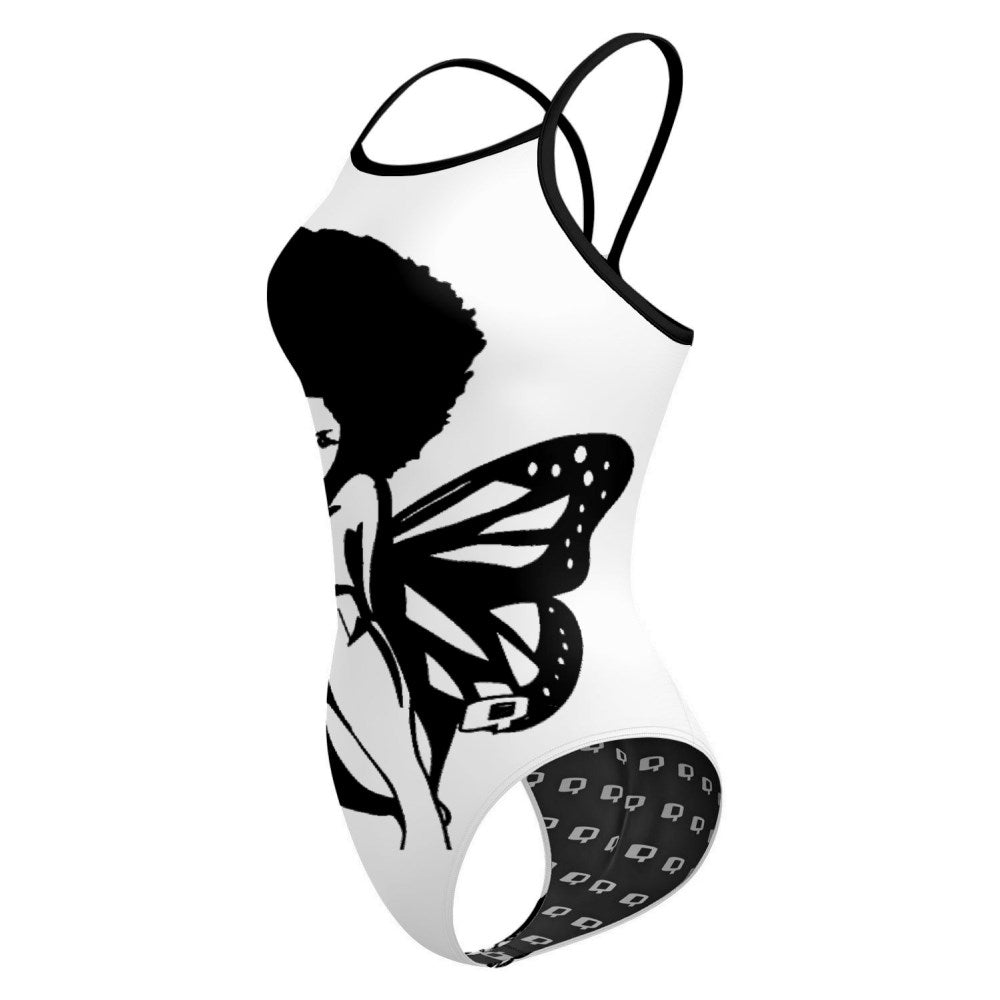 Black Butterfly Swim Club - Skinny Strap