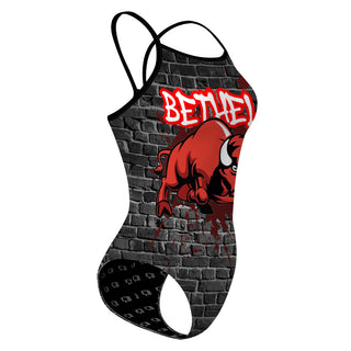 Bethel HS Gray - Skinny Strap Swimsuit