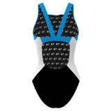 Spliced (3 colors) - Classic Strap Swimsuit