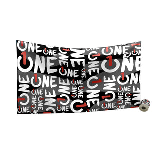 One Multisport Black Towel